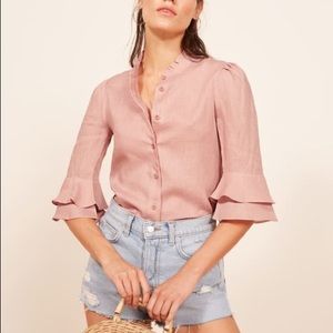 Reformation | Linen Juliet top